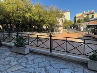 Choragic Monument of Lysicrates, behind tree
