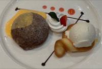 Dessert on ship
