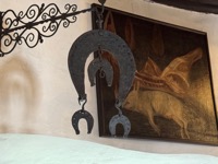 Horseshoes for a farrier