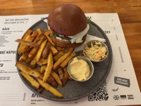 Halloumi burger at Factory