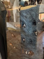 Display at mine museum