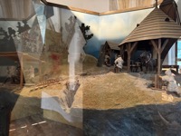 Display at mine museum