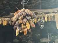 Corn in Incan house