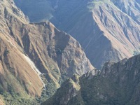 Valley at Machu Picchu