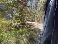 Switchback seen from bus