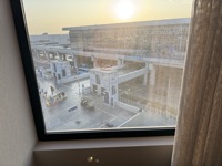 Lima airport from hotel