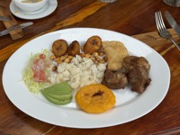 Lunch at El Crater Restaurant